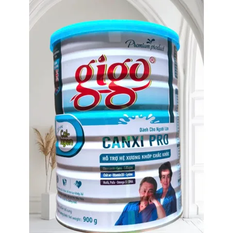 Combo(2 Hộp) Sữa bột dinh dưỡng GiGo canxipro 900g