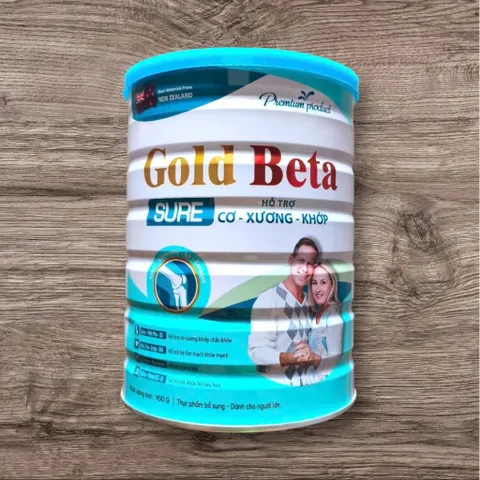 (Combo) 2 Hộp sữa Gold Beta sure 900g.Hỗ trợ cơ xương khớp dành cho người lớn