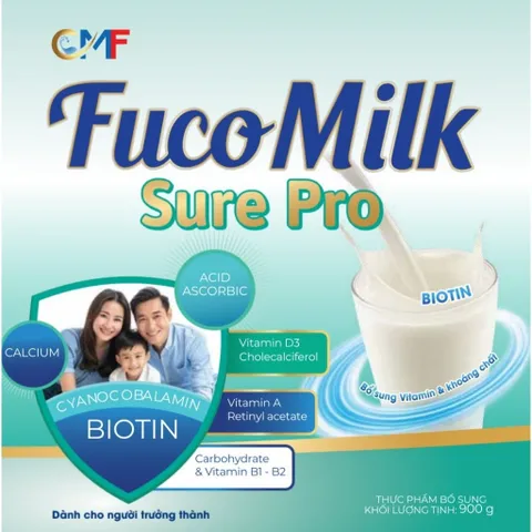 (Chính Hãng)Sữa bột Fucomilk SurePro 900g.Bổ sung dinh dưỡng dành cho người trưởng thành