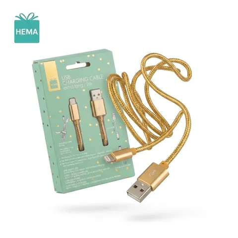 Cáp sạc iPhone hãng HEMA dài 2M (P108430)