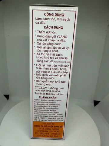 Dầu Gội Đầu Y Lang , Làm Sạch Tóc, Làm Sạch Da Đầu, Chai 100ml