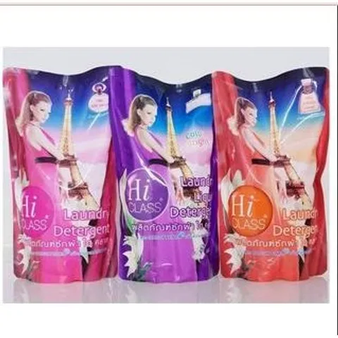 SÉT 3 GÓI NƯỚC GIẶT HICLASS TÚI - Làm sạch quần áo hiệu quả, bảo vệ màu vải, hương thơm dịu nhẹ thơm mát suốt cả ngày.