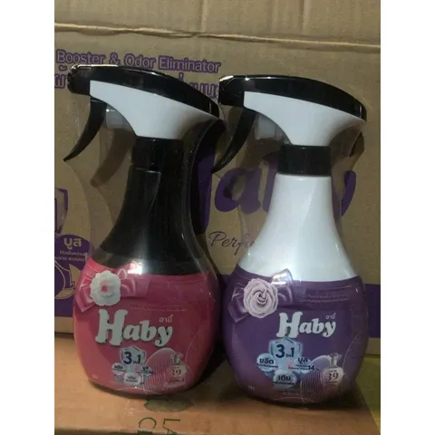 Xịt Thơm Phòng Haby 385ml – Hương Hoa Quả, Khử Mùi Nhà Ở, Xe Hơi, Văn Phòng, Giường Đệm, Quần Áo