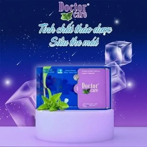 [COMBO 3 GÓI ] Băng vệ sinh thảo dược DOCTOR CARE ban đêm - siêu thấm hút, khô thoáng, an toàn có mùi thơm nhẹ