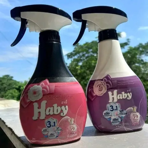 Xịt Thơm Phòng Haby 385ml – Hương Hoa Quả, Khử Mùi Nhà Ở, Xe Hơi, Văn Phòng, Giường Đệm, Quần Áo