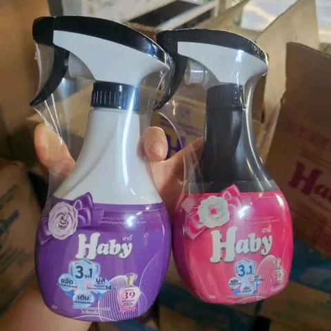 Xịt Thơm Phòng Haby 385ml – Hương Hoa Quả, Khử Mùi Nhà Ở, Xe Hơi, Văn Phòng, Giường Đệm, Quần Áo