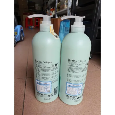 Cặp dầu gội Collagen 1000ml dùng trong salon tóc Nữ Women