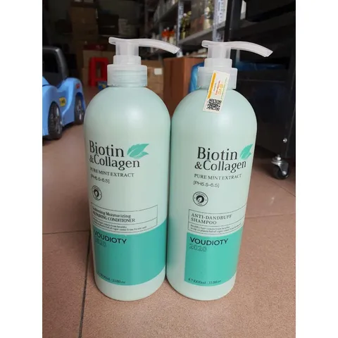 Cặp dầu gội Collagen 1000ml dùng trong salon tóc Nữ Women