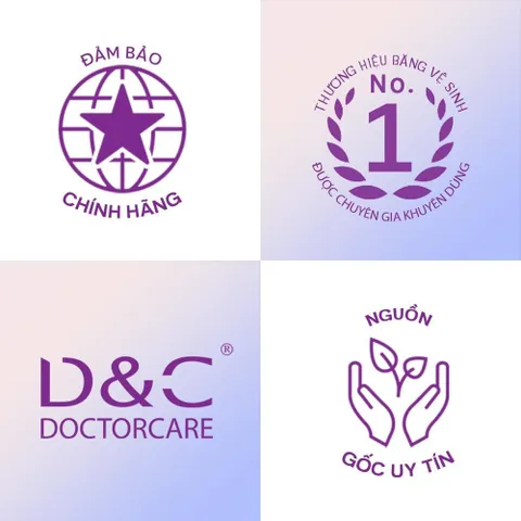 Combo 10 gói băng vệ sinh Doctor Care hàng ngày 20 miếng