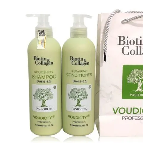 Cặp dầu gội Collagen 1000ml dùng trong salon tóc Nữ Women