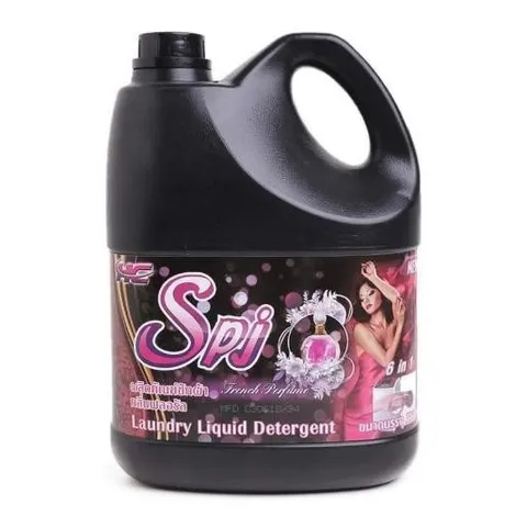 NƯỚC GIẶT SPJ 3.5L Can Vuông ĐEN, VÀNG-giúp làm mềm, tơi xốp sợi vải, chăm sóc và lưu hương giúp quần áo luôn ngát hương
