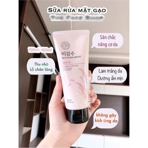Sữa rửa mặt T F S tinh chất gạo 150ml Nữ Women