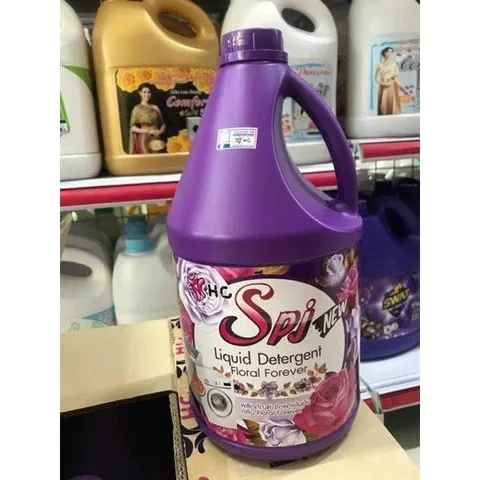 NƯỚC GIẶT SPJ 3.5L Can tròn-giúp làm mềm, tơi xốp sợi vải, chăm sóc và lưu hương giúp quần áo luôn ngát hương thơm.