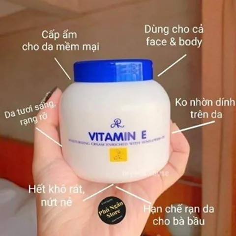 KEM DƯỠNG VITAMIN E 200g - Dưỡng ẩm và bảo vệ da, sản phẩm chăm sóc da hiệu quả