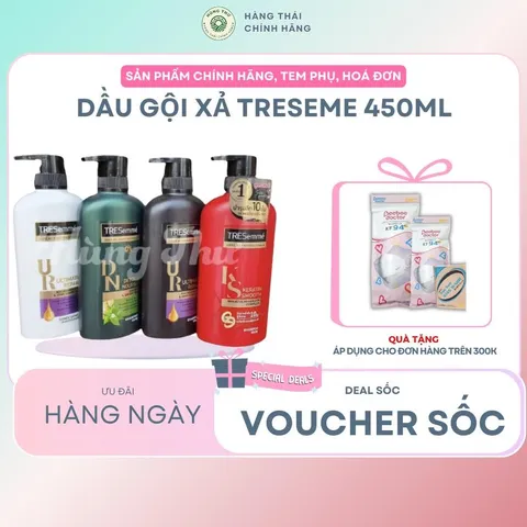 CẶP GỘI XẢ TRESEME 410ml - Chăm Sóc Tóc Chuyên Sâu, Dưỡng Tóc Bóng Mượt, Sản Phẩm Chăm Sóc Tóc Cao Cấp Dành Cho Mọi Loại