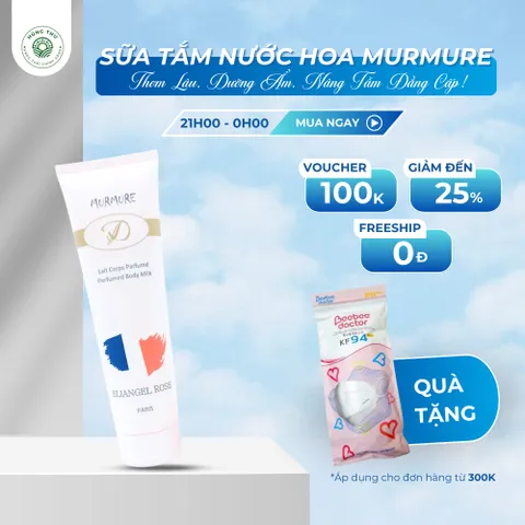 Sữa tắm Mumure Pháp 200ml hương nước hoa quyến rũ dưỡng ẩm cho làn da mịn màng