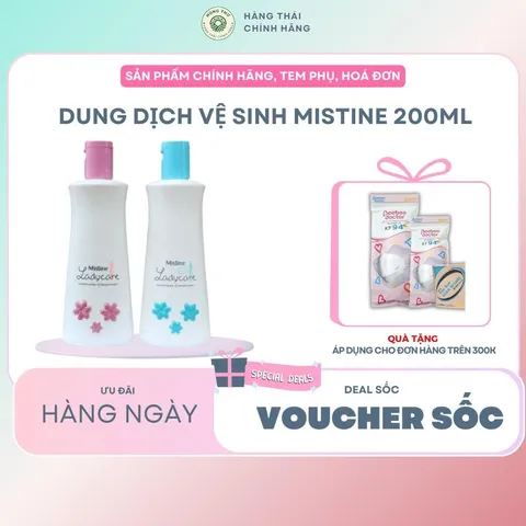 Dung dịch vệ sinh Mistine 200ml chứa Lactacys