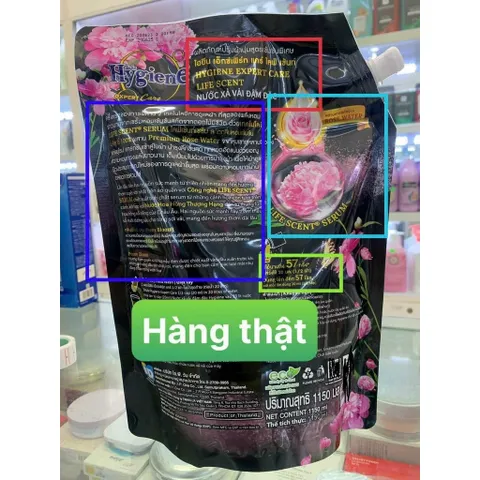 Nước xả Hygiene Expert Care Thái Lan 1150ml – Dùng giặt máy/tay, hương thiên nhiên, chống mùi