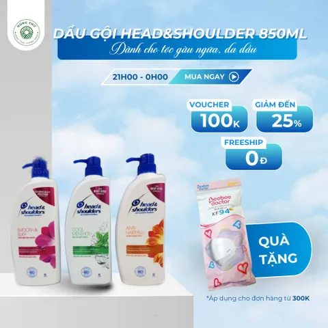 Dầu gội Head and Shoulder Thái Lan 850ml Dưỡng Tóc