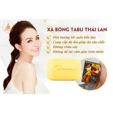 Xà phòng nước hoa Tabu Thái Lan 100g Nữ Dưỡng Body