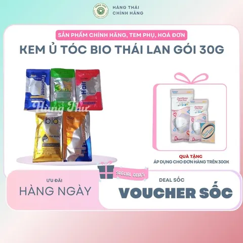 Kem ủ tóc Bio Thái Lan gói 30g dành cho tóc hư tổn mạnh