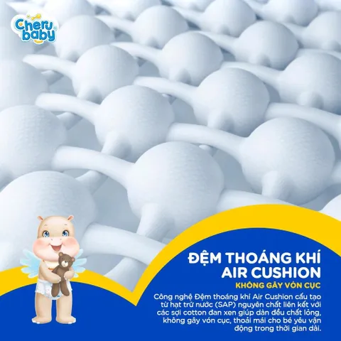 [Đủ size] Bỉm CheruBaby nhập khẩu Mỹ mềm mỏng, thấm hút thông minh, an toàn cho bé từ 4 - 25 kg