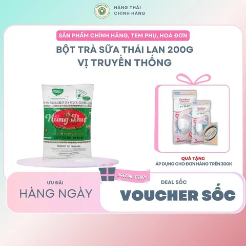 Bột trà sữa Thái Lan 200g vị truyền thống Chua