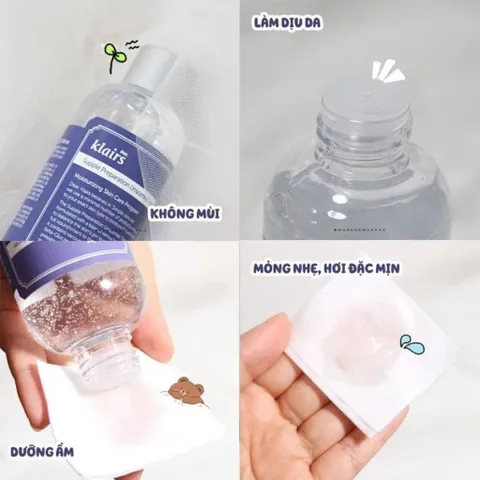 Nước hoa hồng Klairs 180ml dành cho da thường, da mụn và da nhạy cảm