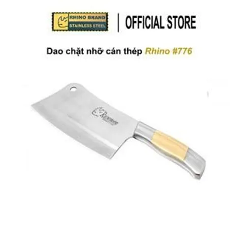 Dao chặt xương KiWi mã 976 loại tốt, nặng, từ thép nguyên khối cao cấp không gỉ, siêu bén, cán gỗ dày an toàn, siêu bền