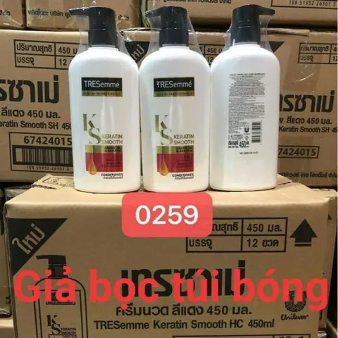 Dầu gội xả Treseme Thái Lan 450ml dành cho tóc uốn nhuộm