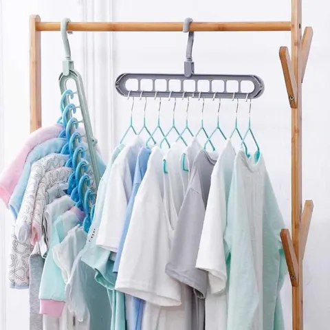 Móc treo quần áo đa năng, tiện lợi màu pastel, từ nhựa dày chắc chắn - dùng để treo đồ lót, cà vạt, thắt lưng, áo dây