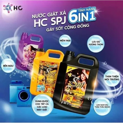 NƯỚC GIẶT SPJ TÚI 1.8L  -giúp làm mềm, tơi xốp sợi vải, chăm sóc và lưu hương giúp quần áo luôn ngát hương thơm.