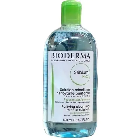 NƯỚC TẨY TRANG BIO DERMA 500ml Không Cồn Dành Cho Mọi Loại Da Loại Bỏ Bụi Bẩn Dầu Nhờn