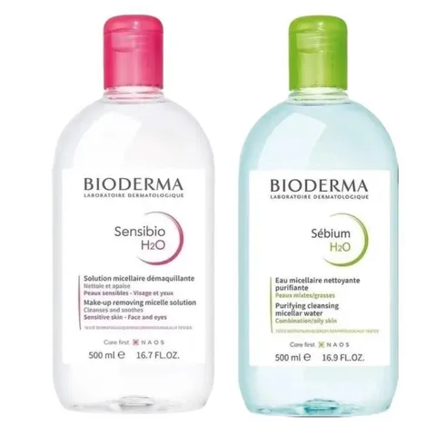 NƯỚC TẨY TRANG BIO DERMA 500ml Không Cồn Dành Cho Mọi Loại Da Loại Bỏ Bụi Bẩn Dầu Nhờn