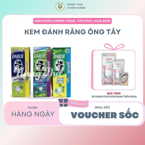 KEM ĐÁNH RẮNG ÔNG TÂY Thái Lan - Hộp 2 tuýp- trắng sáng tự nhiên, Bí quyết cho hàm răng trắng sáng, Bảo vệ răng miệng