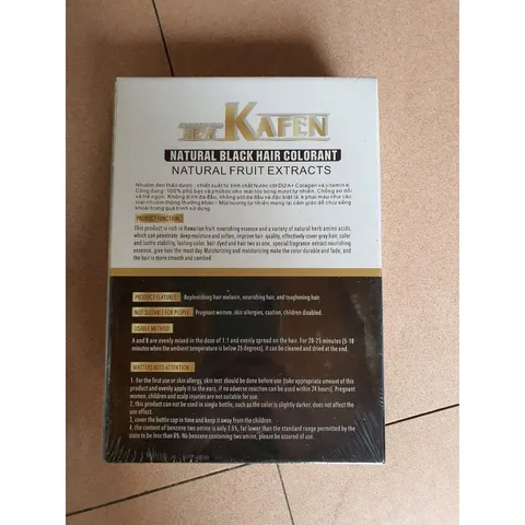 Nhuộm tóc thảo dược Kafen hộp 2 gói 500ml dùng trong salon tóc Đổi Màu Tóc Dưỡng Tóc