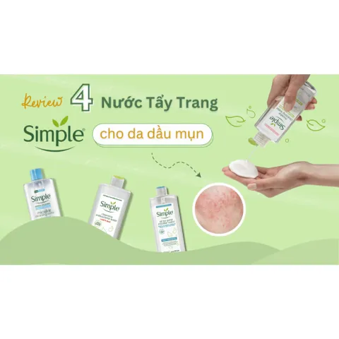 Nước tẩy trang Simp le 200ml - Làm Sạch Trang Điểm và Cấp Ẩm