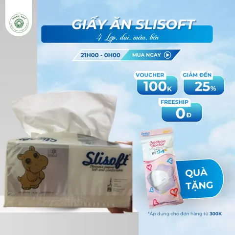 Giấy ăn Doctor care không thấm nước