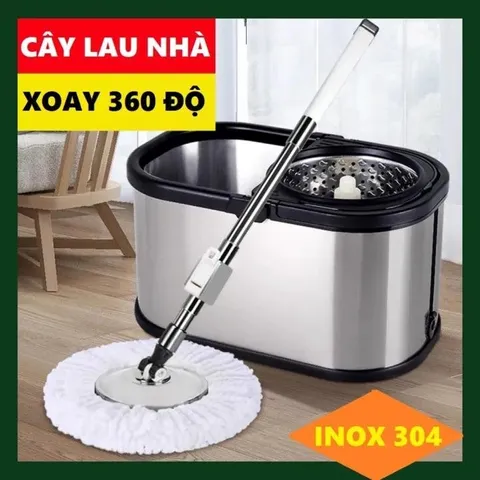 Bộ xô chổi nhựa quét nhà đa năng Thỗ Nhị Kì, thiết kế từ nhựa cao cấp chắc chắn, giúp quét dọn dễ dàng, tiện lợi