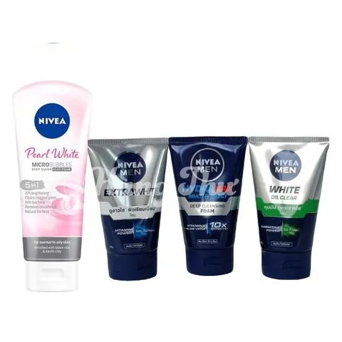 SỮA RỬA MẶT NIVEA Thái nam và nữ - Dưỡng da mặt sáng mịn, làm sạch sâu, phù hợp cho nam và nữ, sản phẩm chăm sóc da