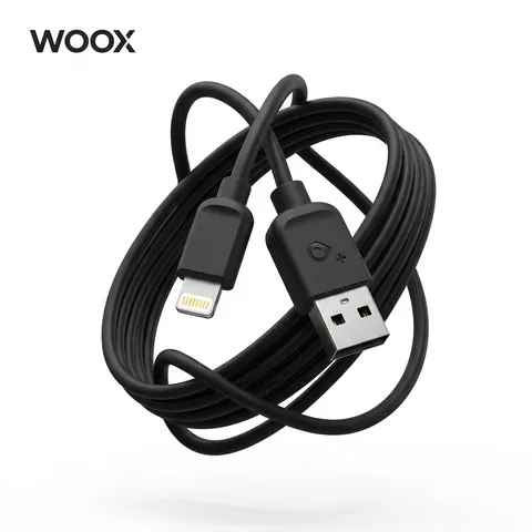Dây cáp sạc iPhone hãng WOOX - USB to Lightning , ko hộp (P108279)