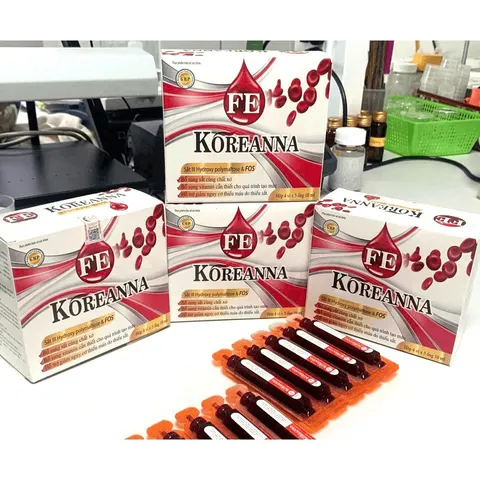 Fe Koreanna Speckid Fenano bổ sung sắt và acid folic, giảm thiếu máu do thiếu sắt, giảm hoa mắt chóng mặt frt vin bet