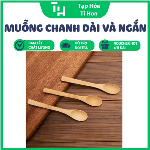 Muỗng Chanh Dài Và Ngắn, Thích hợp dùng làm muỗng múc gia vị, thức ăn hoặc trang trí nhà bếp (TH728)