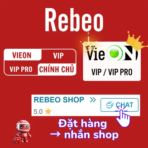 Nâng Cấp Tài Khoản Vieon Vip Chính Chủ 6 Tháng Tai Rebeo Shop