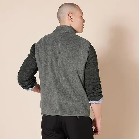Áo Gile lông cừu khóa kéo Amazon Essentials dành cho nam  - Size XS Mỹ ( M Việt Nam )B079LRGXPP (P107108)