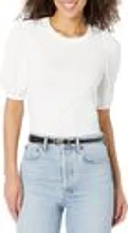 Áo thun Nữ cộc tay bồng vai (size S Mỹ) Amazon Essentials dành cho nữ B08P4N8FL7 (P107100)