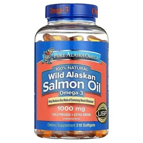Viên Dầu Cá Hồi Healthy Care Wild Salmon Oil 1000mg - Bổ Sung Omega-3 Tốt Cho Não Bộ, Mắt và Sức Khỏe Tim Mạch 822405