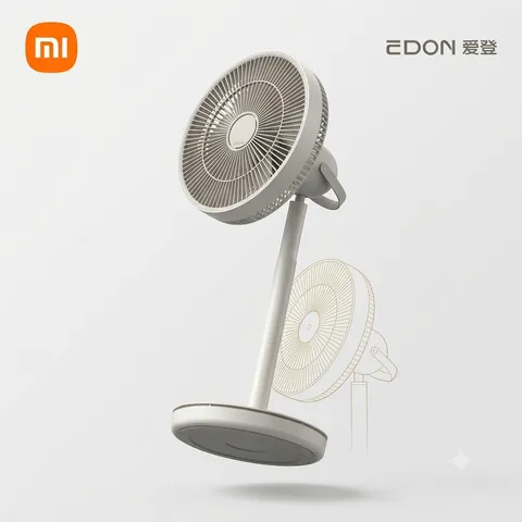 Quạt cây 10 cánh XIAOMI Edon E909C, tăng giảm chiều cao, gập gọn, động cơ BLDC, có đèn ngủ & Remote (P105028)