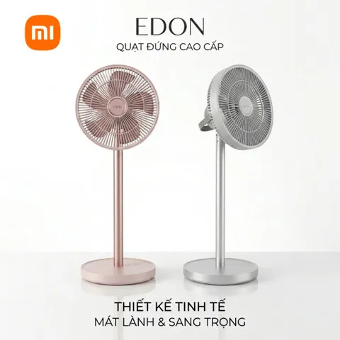 Quạt cây 10 cánh XIAOMI Edon E909C, tăng giảm chiều cao, gập gọn, động cơ BLDC, có đèn ngủ & Remote (P105028)