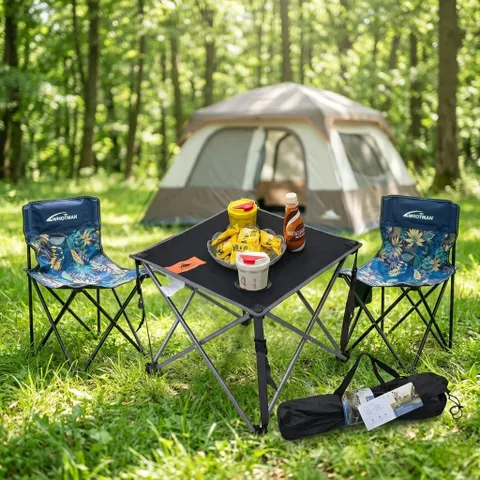 Bàn gấp ngoài trời hãng HIGH SIERRA, dành cho camping cắm trại, dã ngoại, câu cá (P102895)